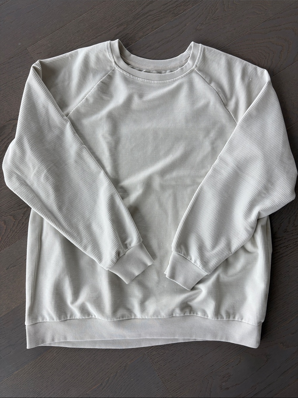 Altar’d State - Large Crewneck Ribbed Sweater - Light Cream